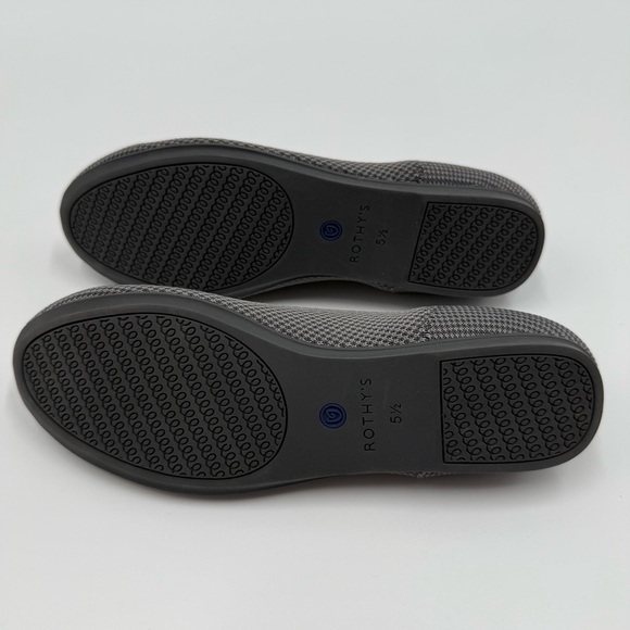 Rothy's Women’s The Flat Pebble Gray Elegant SlipOn Ballet Slippers 5.5 Washable - Picture 7 of 12